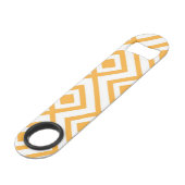 Lozengevorm geometrisch patroon speed flessenopener (Voorkant Gekanteld)