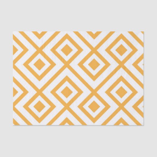 Lozengevorm geometrisch patroon tissuepapier (Voorkant)