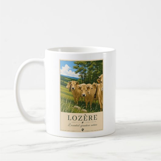 Lozère Koeien – Vintage Mok (Links)