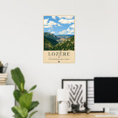 Lozère – Valleien – Vintage Reisposter Poster (Thuiskantoor)