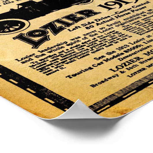  Lozier Automobile Print (Hoek)