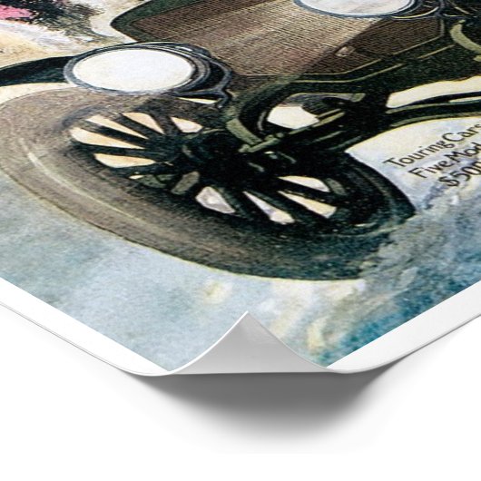 Lozier Automobile Vintage en Art Posters (Hoek)