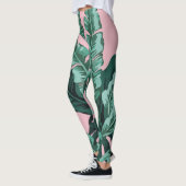 Lozing van tropische Planten Leggings (Links)