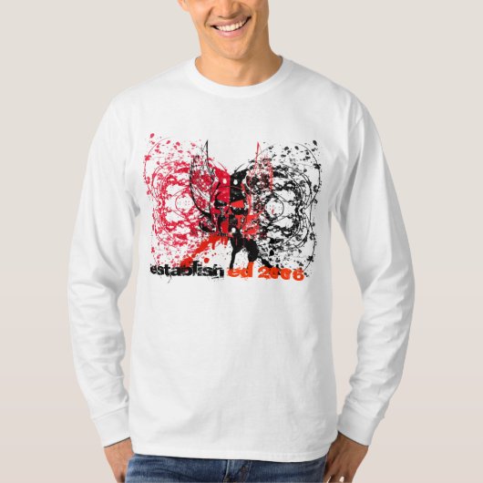 LP Exclusief geïnkt lang T-shirt (Voorkant)