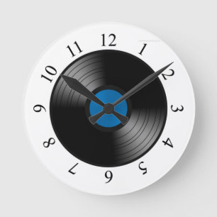 LP-plaat klok