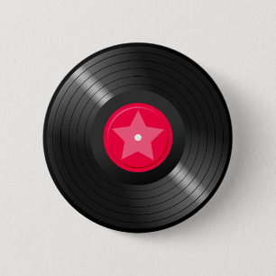 LP Record02 Ronde Button 5,7 Cm