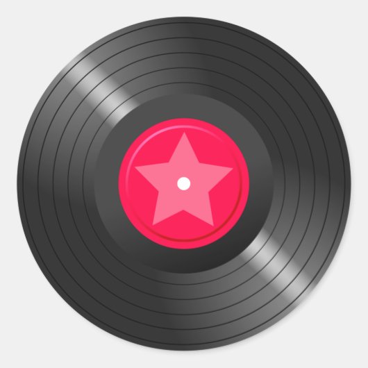 LP Record02 Ronde Sticker (Voorkant)