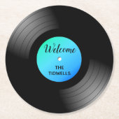 LP Record aangepaste Onderzetters voor papier (Voorkant)