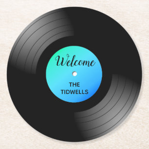 LP Record aangepaste Onderzetters voor papier