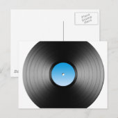 LP-record Briefkaart (Voorkant / Achterkant)