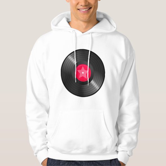 LP-record Hoodie (Voorkant)