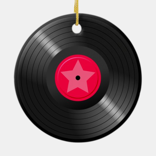 LP-record Keramisch Ornament (Achterkant)