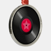 LP-record Metalen Ornament (Rechts)