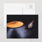 LP Record retro-briefkaart Briefkaart (Voorkant / Achterkant)