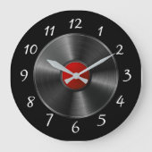 LP record wandklok (Voorkant)