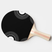 Lp vinyl op zwart tafeltennisbatje (Zijkant)