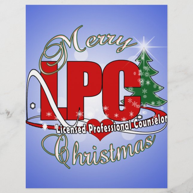 LPC CHRISTMAS Licensed Professional Counselor (Voorkant)