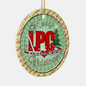 LPC CHRISTMAS Licensed Professional Counselor Keramisch Ornament (Rechts)
