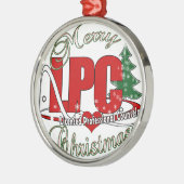 LPC CHRISTMAS Licensed Professional Counselor Metalen Ornament (Links)