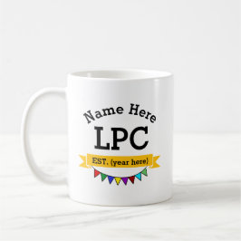 LPC Licensed Professional Counselor Gepersonalisee Koffiemok
