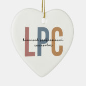 LPC Licensed Professional Counselor Keramisch Ornament (Rechts)