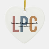 LPC Licensed Professional Counselor Keramisch Ornament (Voorkant)