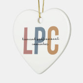 LPC Licensed Professional Counselor Keramisch Ornament (Links)