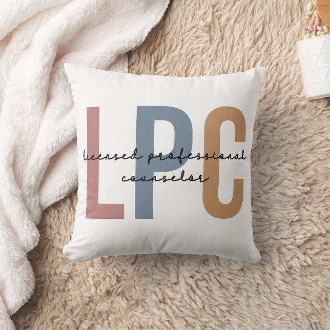 LPC Licensed Professional Counselor Kussen (Deken)
