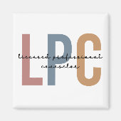 LPC Licensed Professional Counselor Magneet (Voorkant)