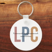 LPC Licensed Professional Counselor Sleutelhanger (Voorkant)