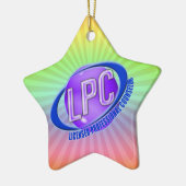 LPC SWOOSH LOGO LICENSED PROFESSIONAL COUNSELOR KERAMISCH ORNAMENT (Links)