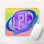 LPC SWOOSH LOGO LICENSED PROFESSIONAL COUNSELOR MUISMAT (Met muis)
