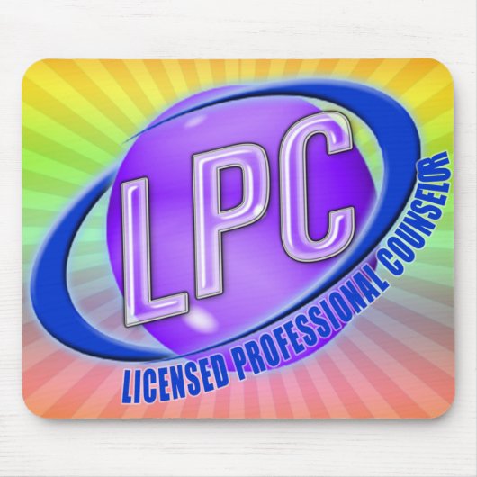 LPC SWOOSH LOGO LICENSED PROFESSIONAL COUNSELOR MUISMAT (Voorkant)