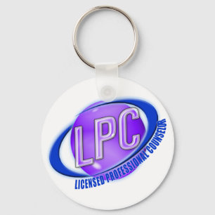 LPC SWOOSH LOGO LICENSED PROFESSIONAL COUNSELOR SLEUTELHANGER