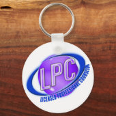 LPC SWOOSH LOGO LICENSED PROFESSIONAL COUNSELOR SLEUTELHANGER (Voorkant)
