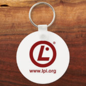 LPI Logo Knop Sleutelhanger (Voorkant)