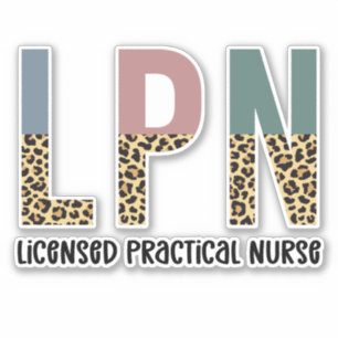 LPN-Afstuderen met LPN-vergunning - Praktijkzacht Sticker