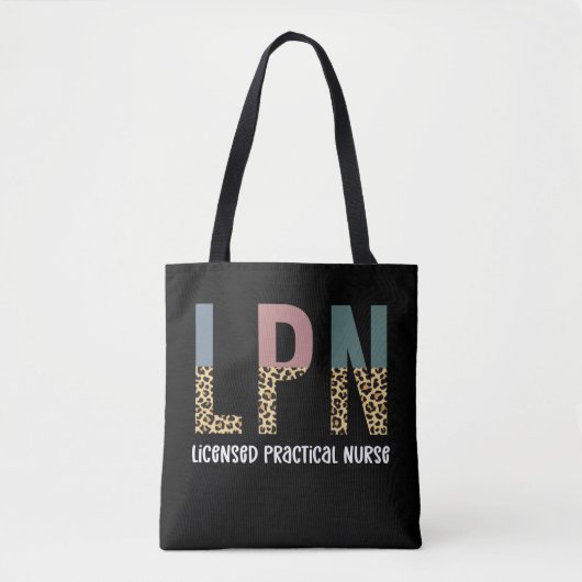 LPN-Afstuderen met LPN-vergunning - Praktijkzacht  Tote Bag (Voorkant)
