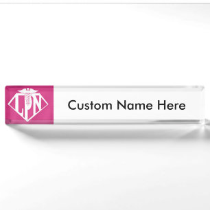 LPN Desk Name Bord Naambordje
