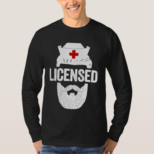 LPN  For Men Licensed Male LPN Nurse T-shirt (Voorkant)