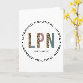 LPN-gelicentieerde praktische luipspuitafdruk Kaart (Gele Bloem)