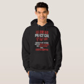 LPN Licensed Practical Nurse Work RN Nursing Hoodie (Voorkant volledig)