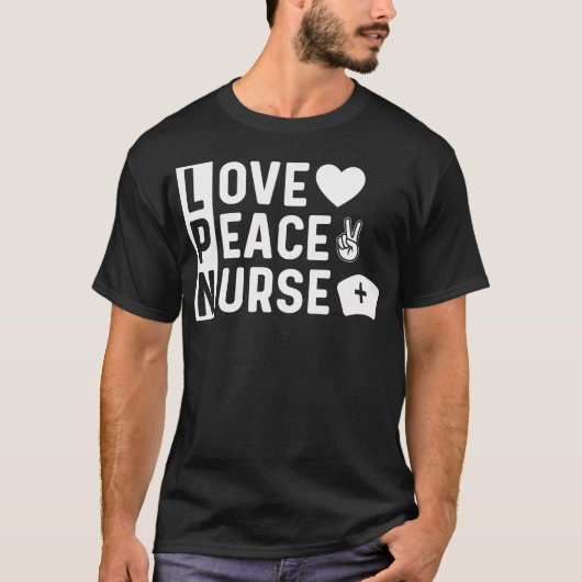 Lpn Liefde Vrede T-shirt (Voorkant)