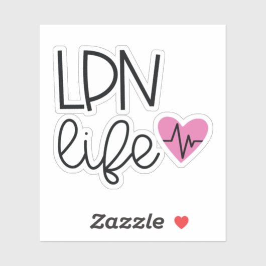 LPN Life Nurse Sticker (Vel)