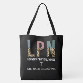 LPN met vergunning voor de praktijk Aangepast verp Tote Bag (Achterkant)