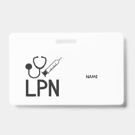LPN Name Badge