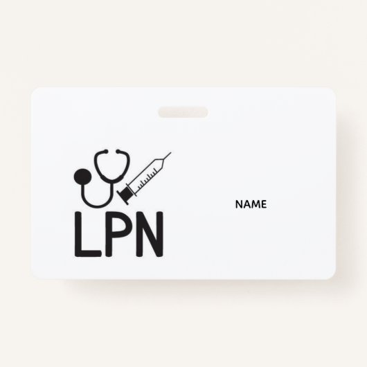 LPN Name Badge (Voorkant)
