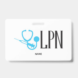 LPN Name Badge