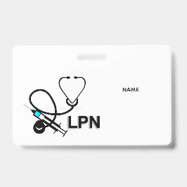 LPN Name Badge