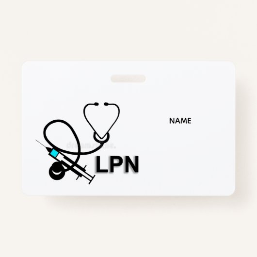 LPN Name Badge (Voorkant)